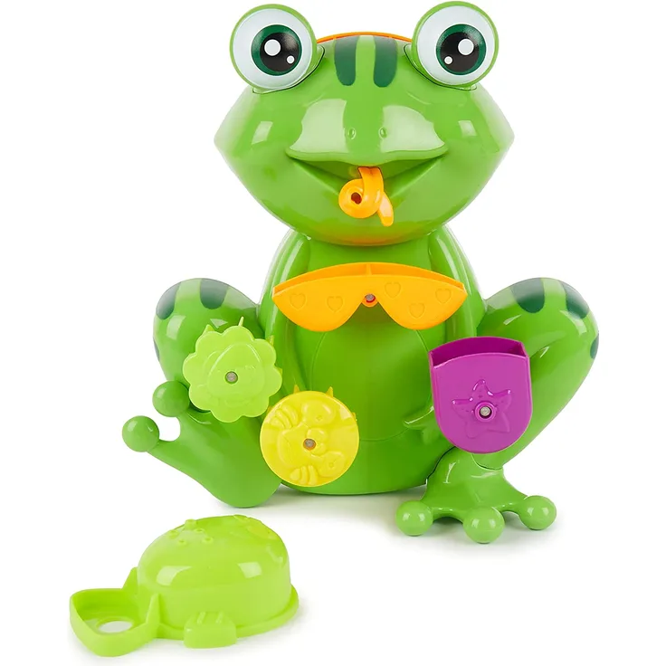 Bieco 11008831 - Badewannen Spielset Frosch, ca. 23 x 10 x 21 cm