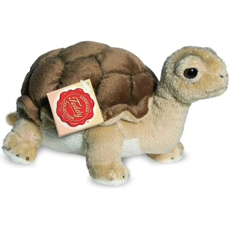 Hermann Teddy Collection 901143 - Plüsch-Schildkröte, 20 cm