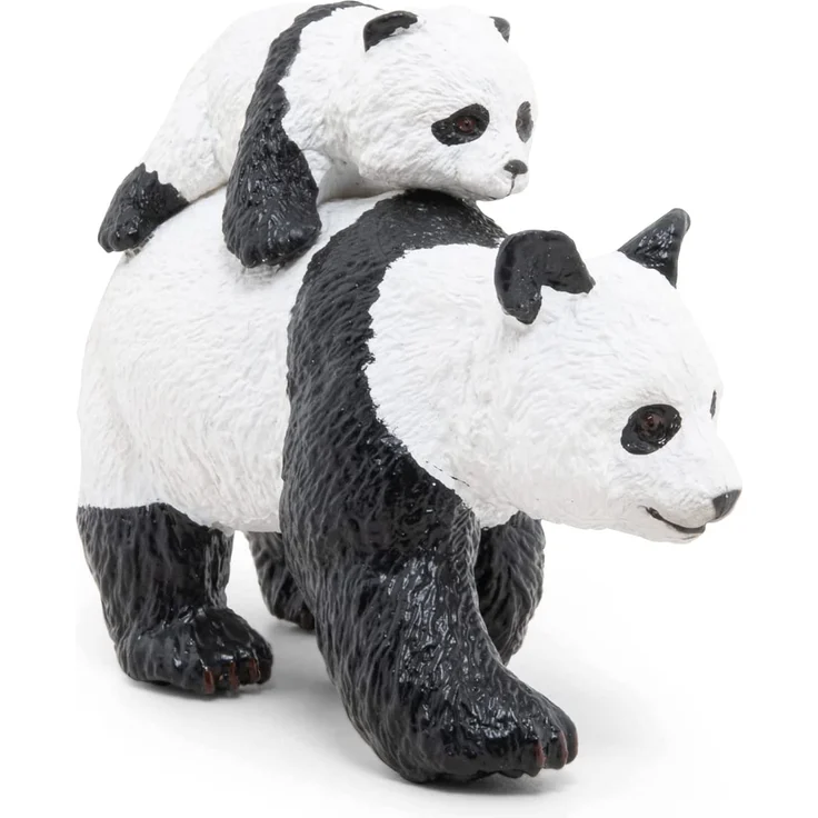 Papo 50071 Panda mit Jungtier WILDTIERE DER Welt Figur, Mehrfarben – Bild 5