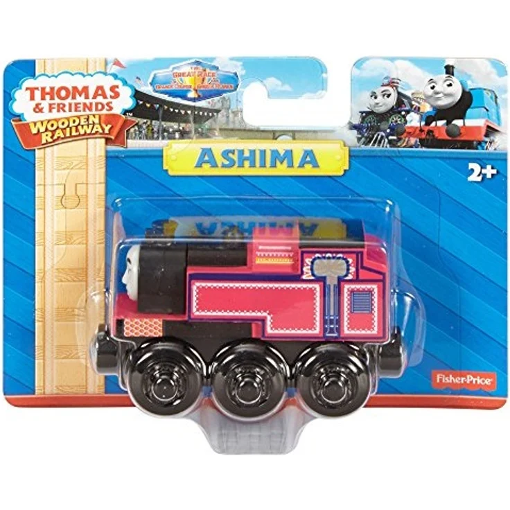 Mattel Fisher-Price DFX19 -Thomas und seine Freunde Holzlokomotive Ashima – Bild 3