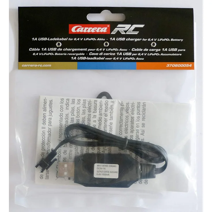 Carrera 370600054 Stromversorgung für Batterieladegerät Schwarz