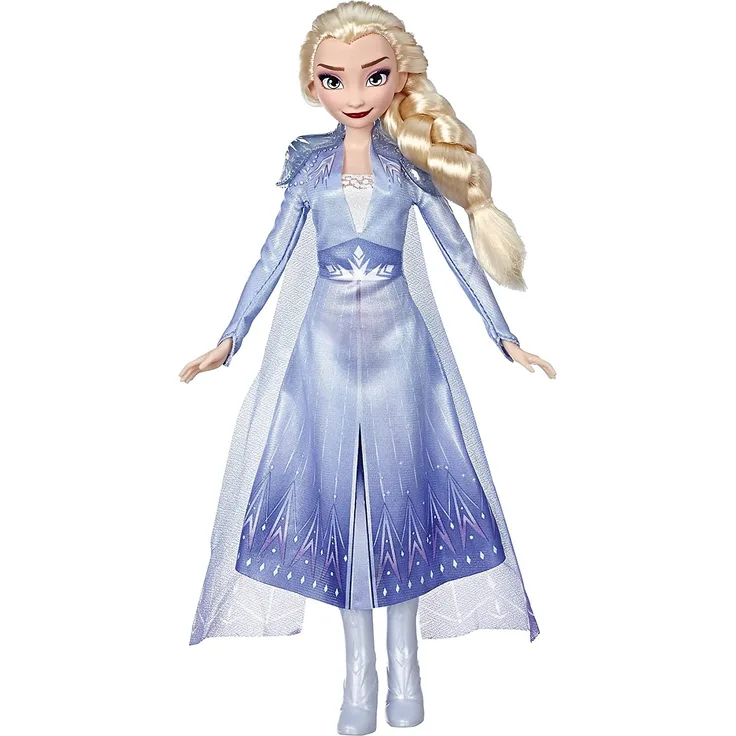 Hasbro Disney Die Eiskönigin II Elsa Puppe mit langem blondem Haar und blauem Outfit E6709ES0