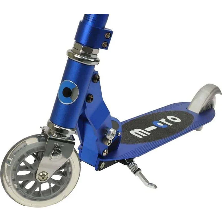 Micro Kinderscooter Sprite klappbarer Roller in Saphirblau – Bild 2
