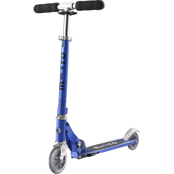Micro Kinderscooter Sprite klappbarer Roller in Saphirblau