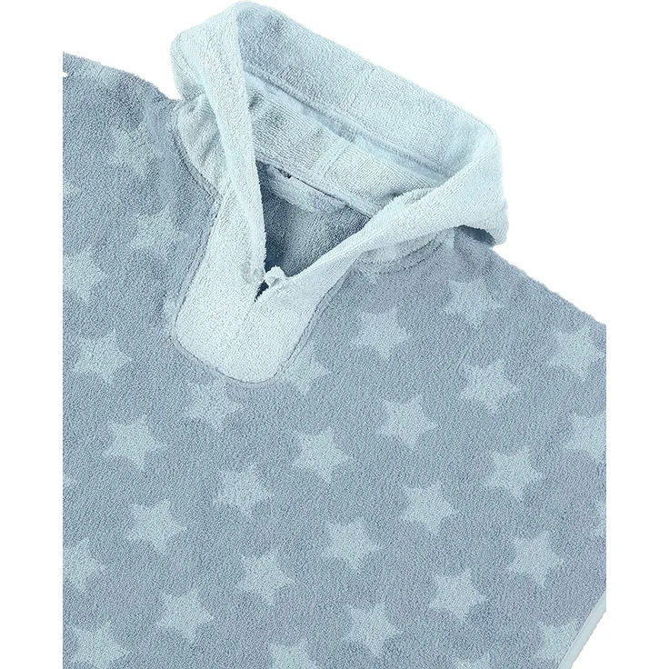 Sterntaler Poncho, Inkl. Kapuze, Esel Emmi, Alter: ab 0 Monaten, Größe: 70 x 50 cm, Mittelblau – Bild 4