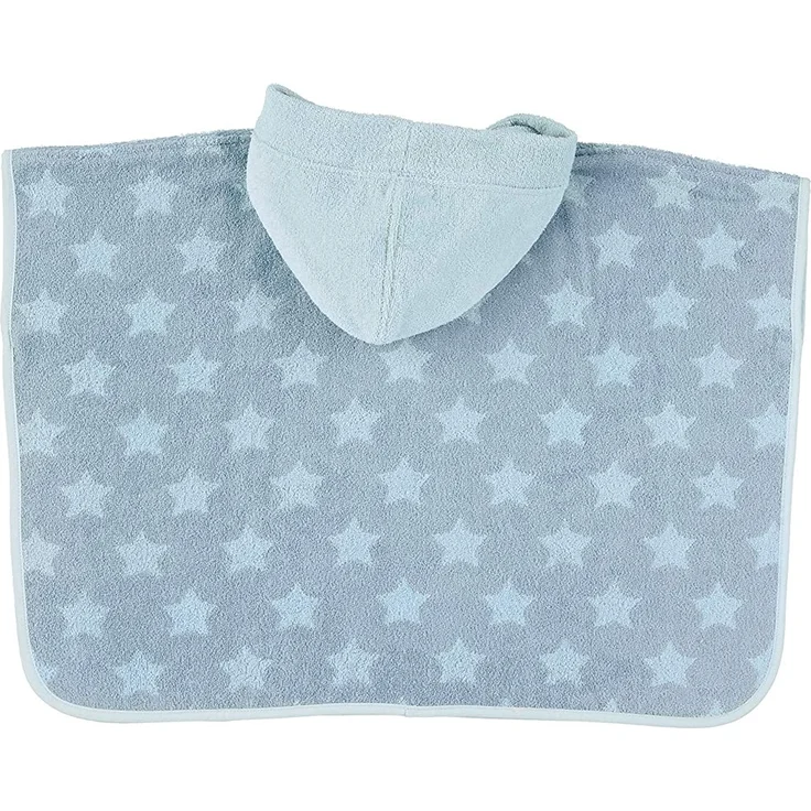 Sterntaler Poncho, Inkl. Kapuze, Esel Emmi, Alter: ab 0 Monaten, Größe: 70 x 50 cm, Mittelblau – Bild 3