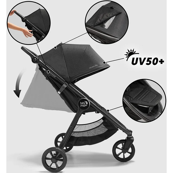 baby jogger Sportwagen City Mini GT2 Opulent Black – Bild 6