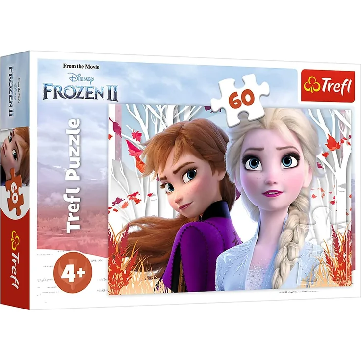 Trefl Die Eiskönigin II, die verzauberte Welt von ELSA und Anna Puzzle, 60 Teile