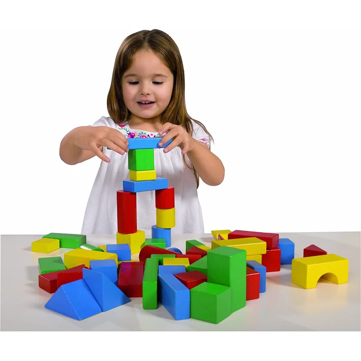 Eichhorn 50 extra große Baby Holzbausteine in der Aufbewahrungsbox mit Kordel, für Kinder ab einem Jahr - Preisvergleich – Bild 5