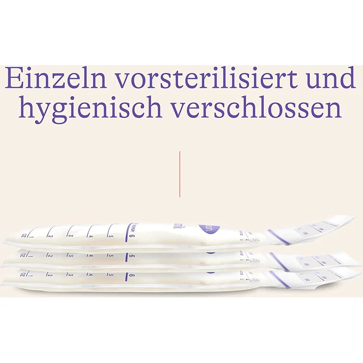 Lansinoh Muttermilchbeutel - 25 Stück - zum sicheren Aufbewahren und Einfrieren von Muttermilch - hygienisch & platzsparend – Bild 3
