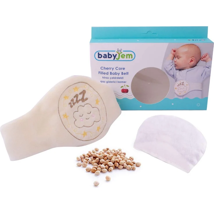Baby Jem - Kirschkern Wärmegürtel - beige – Bild 3