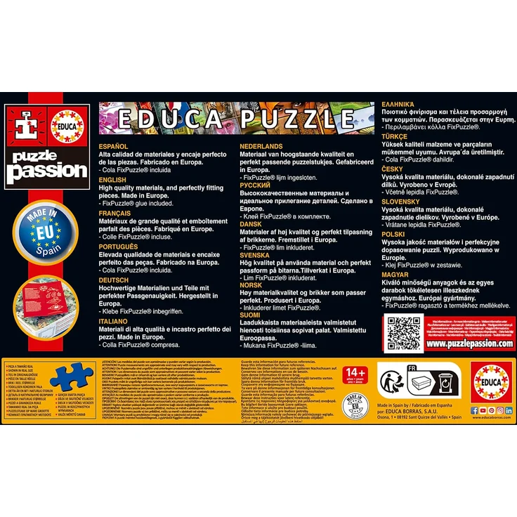 Größe des zusammengesetzten Puzzle: 46 x 30 cm – Bild 4
