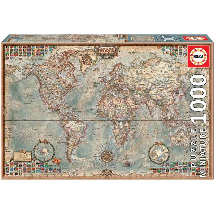 Größe des zusammengesetzten Puzzle: 46 x 30 cm