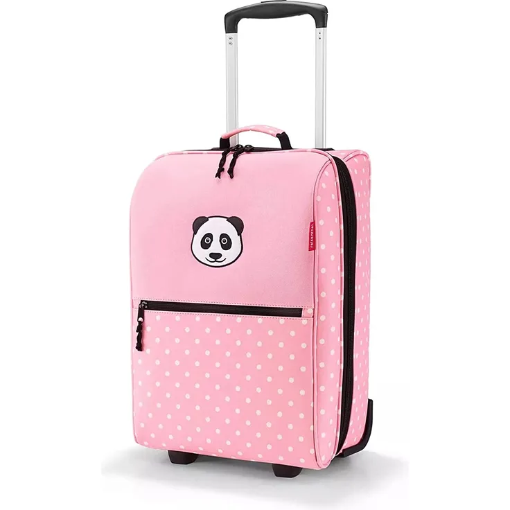 Reisenthel Kinder Trolley Reisetasche Koffer Handgepäck Reisegepäck Rollranzen panda pink dots