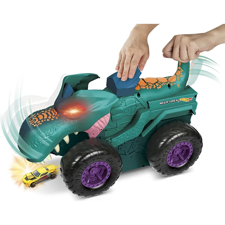 Hot Wheels Monster Trucks GYL13 Fahrzeug-Set 4 Jahr(e) AA Kunststoff Mehrfarbig – Bild 5