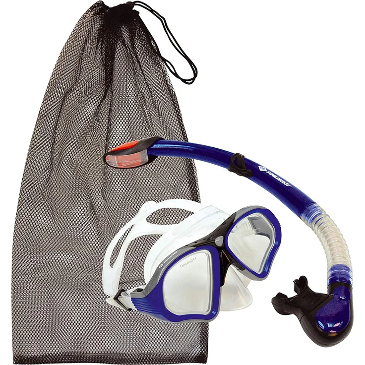 Schildkröt Funsports Premium Set Palau 2-teilig, Brille Tauchmaske Mit Schnorchel, One Size