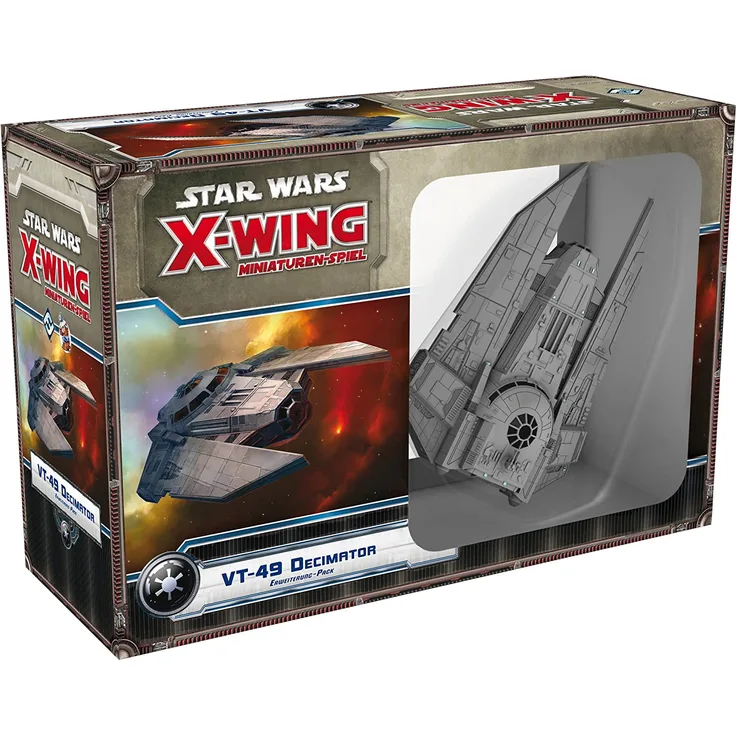 Asmodee HEI0423 - Star Wars X-Wing - VT-49 Decimator, Erweiterung-Pack