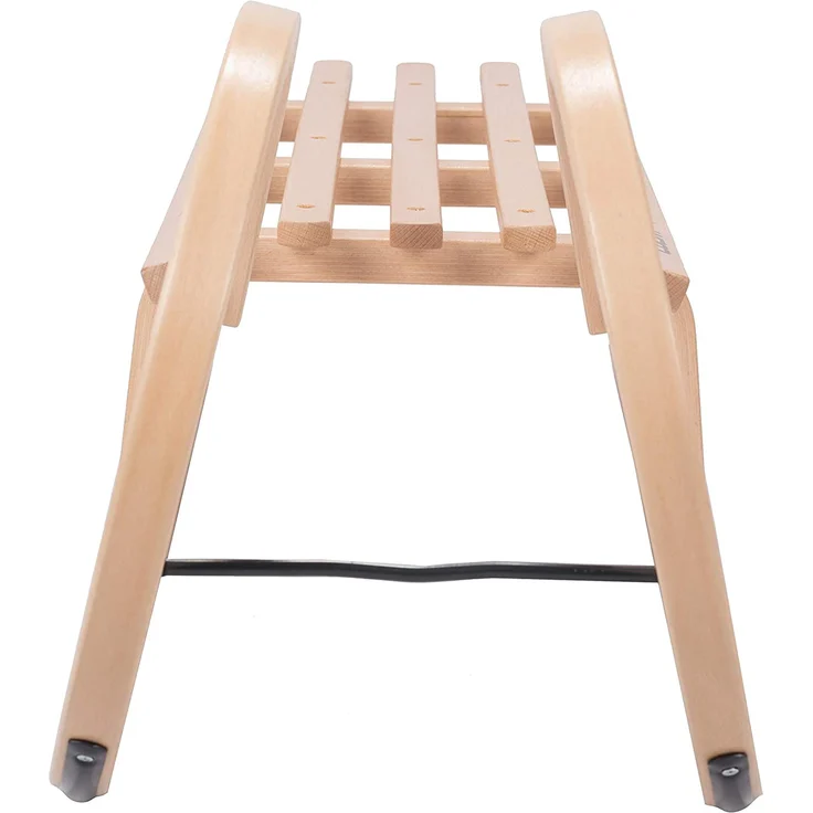 Colint Hörnerschlitten 110 cm Holzschlitten Schlitten Holz Rodel Hörner HCL 40110 – Bild 2