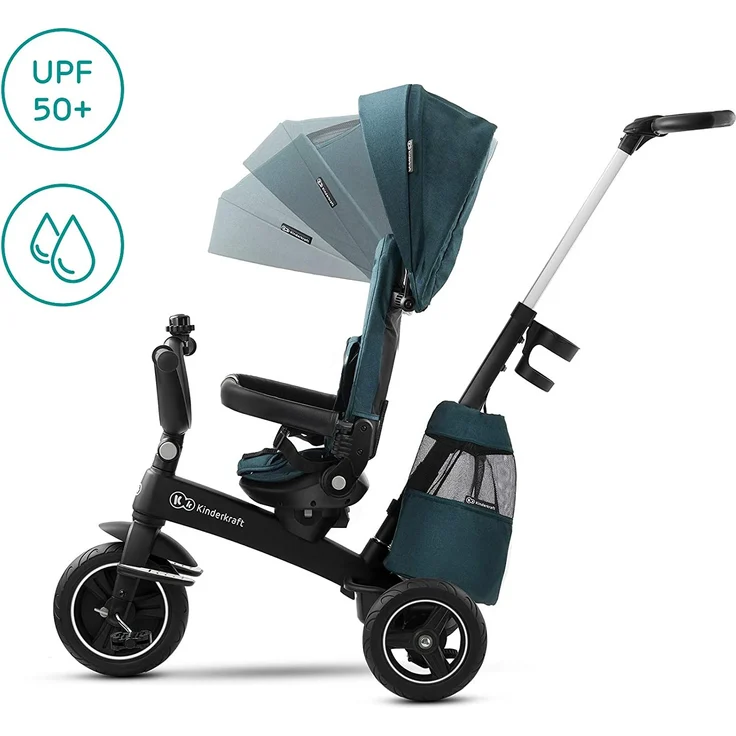 Kinderkraft Dreirad Easytwist - Midnight Green – Bild 7