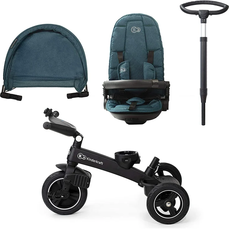 Kinderkraft Dreirad Easytwist - Midnight Green – Bild 13