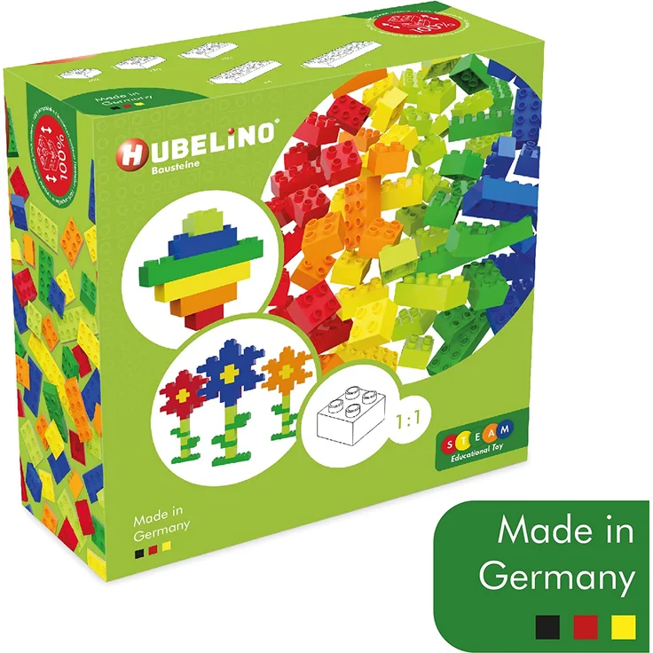 Hubelino 400390 bunte Bausteine Box (120-teilig) – Bild 7