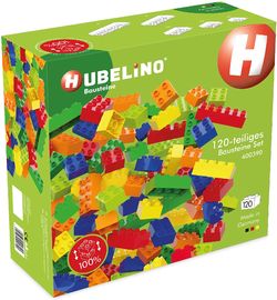 Hubelino 400390 bunte Bausteine Box (120-teilig)