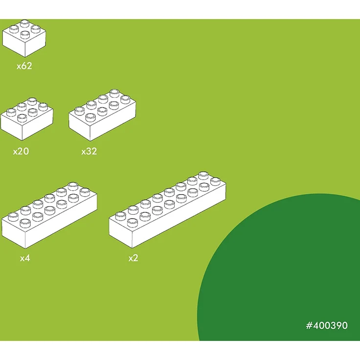 Hubelino 400390 bunte Bausteine Box (120-teilig) – Bild 3