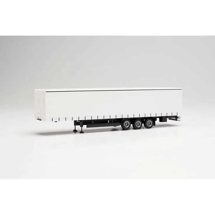 Herpa 077002 1:87 Gardinenplanen-Auflieger 15 Meter, wei