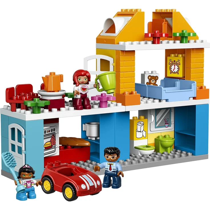 LEGO Duplo 10835 - Familienhaus, Spielzeug für drei Jährige – Bild 2