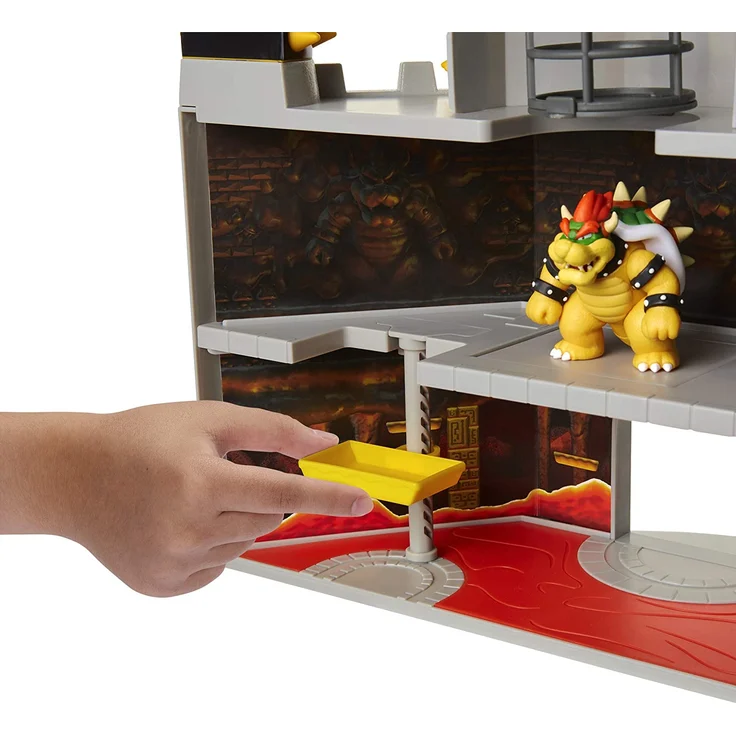 Super Mario - Spielset - Deluxe Bowser's Castle - mit Bowser Figur - Preisvergleich – Bild 11