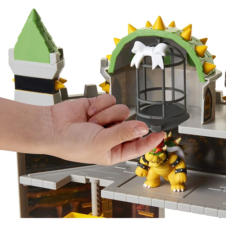 Super Mario - Spielset - Deluxe Bowser's Castle - mit Bowser Figur - Preisvergleich – Bild 9