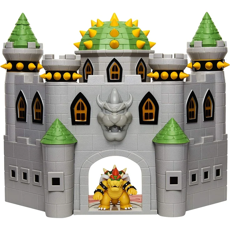 Super Mario - Spielset - Deluxe Bowser's Castle - mit Bowser Figur - Preisvergleich – Bild 1