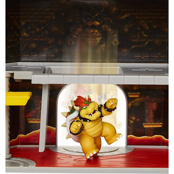 Super Mario - Spielset - Deluxe Bowser's Castle - mit Bowser Figur - Preisvergleich – Bild 13