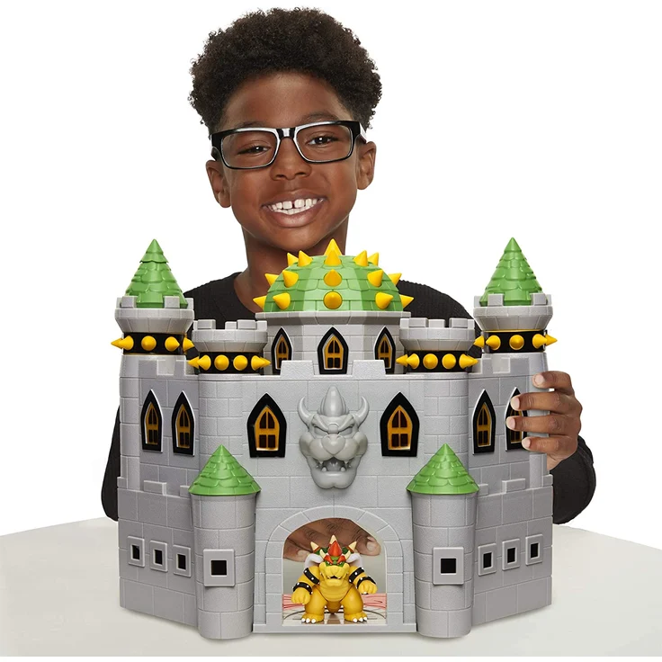 Super Mario - Spielset - Deluxe Bowser's Castle - mit Bowser Figur - Preisvergleich – Bild 10