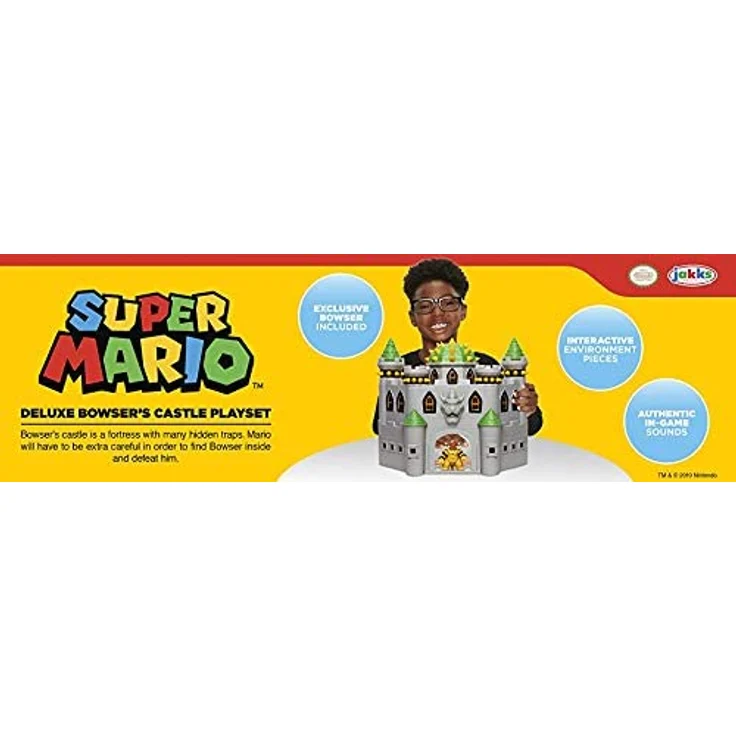 Super Mario - Spielset - Deluxe Bowser's Castle - mit Bowser Figur - Preisvergleich – Bild 17