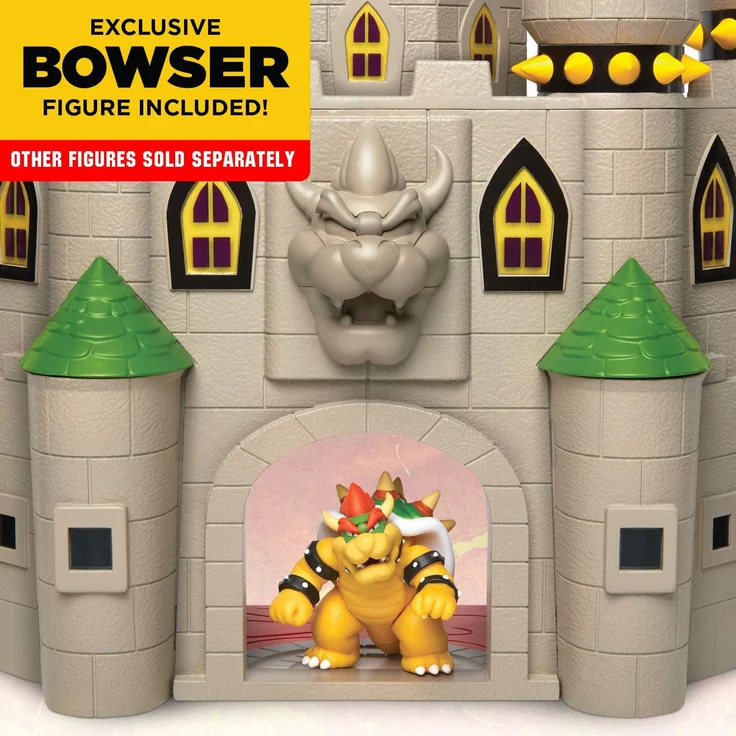 Super Mario - Spielset - Deluxe Bowser's Castle - mit Bowser Figur - Preisvergleich – Bild 4
