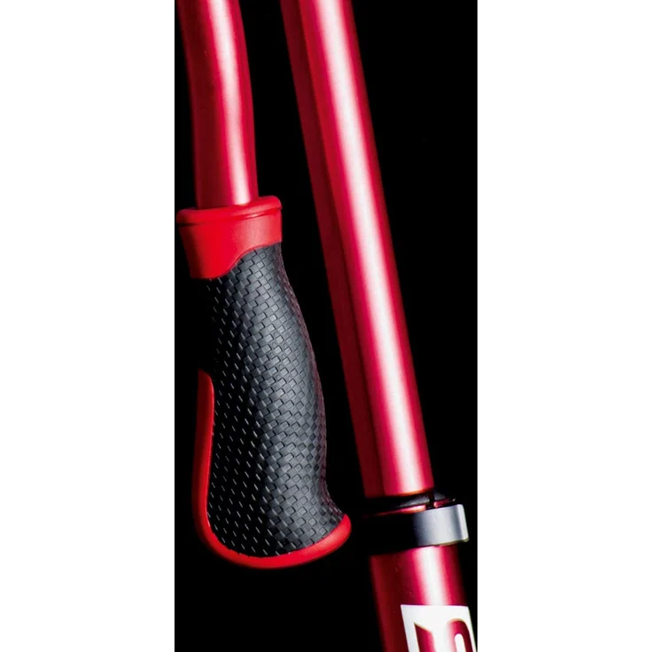 Six Degrees 513 'Aluminium Scooter 230/215 mm' Scooter, ab 6 Jahren, 5-fach höhenverstellbar bis 106 cm, klappbar, max. belastbar bis 100 kg, rot – Bild 5