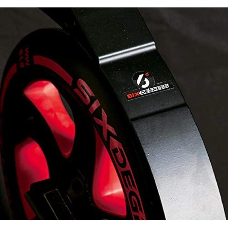 Six Degrees 513 'Aluminium Scooter 230/215 mm' Scooter, ab 6 Jahren, 5-fach höhenverstellbar bis 106 cm, klappbar, max. belastbar bis 100 kg, rot – Bild 3