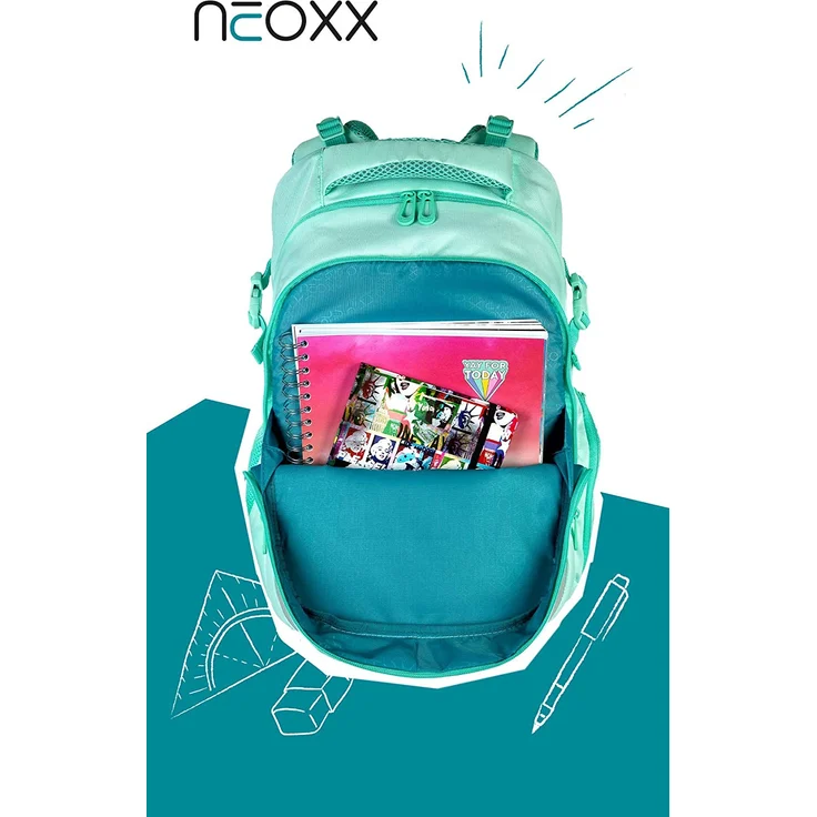 Scooli Schulrucksack Neoxx Active - Motiv: Mint To Be, 45 cm, 30 Liter, 0,98 kg - Farbe: bunt – Bild 6