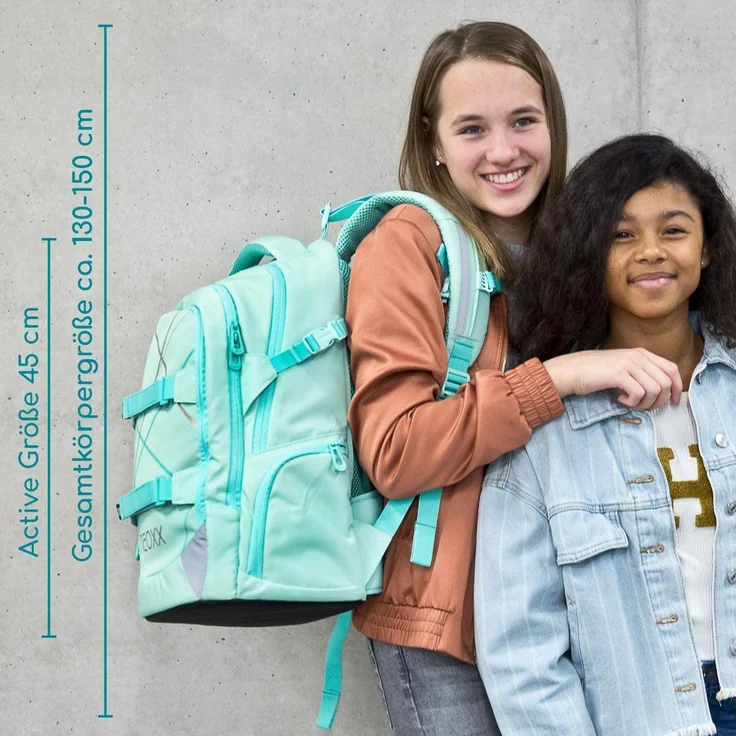 Scooli Schulrucksack Neoxx Active - Motiv: Mint To Be, 45 cm, 30 Liter, 0,98 kg - Farbe: bunt – Bild 4