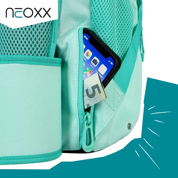 Scooli Schulrucksack Neoxx Active - Motiv: Mint To Be, 45 cm, 30 Liter, 0,98 kg - Farbe: bunt – Bild 8