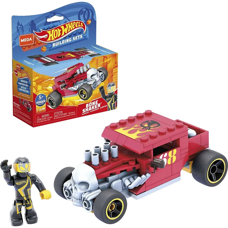 Mattel Mega Construx Hot Wheels Rockin Racer Bone Shaker