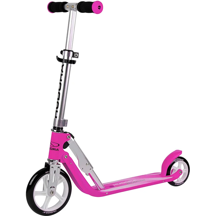HUDORA 14201 'Little BigWheel' Scooter, ab 3 Jahren, höhenverstellbar bis 74 cm, klappbar, max. belastbar bis 100 kg, magenta – Bild 1