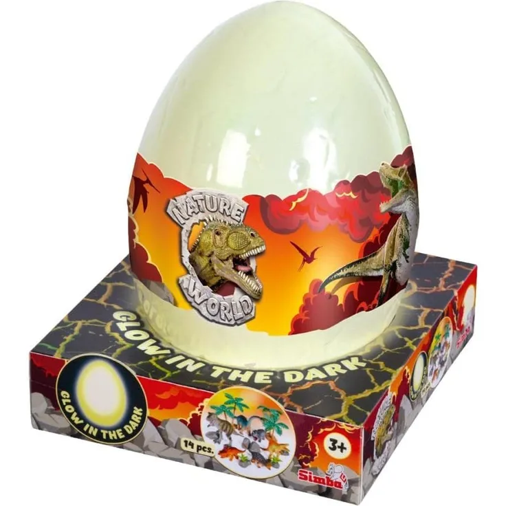 Simba 104342428 Dinosaurier im Riesigen Dino-Ei