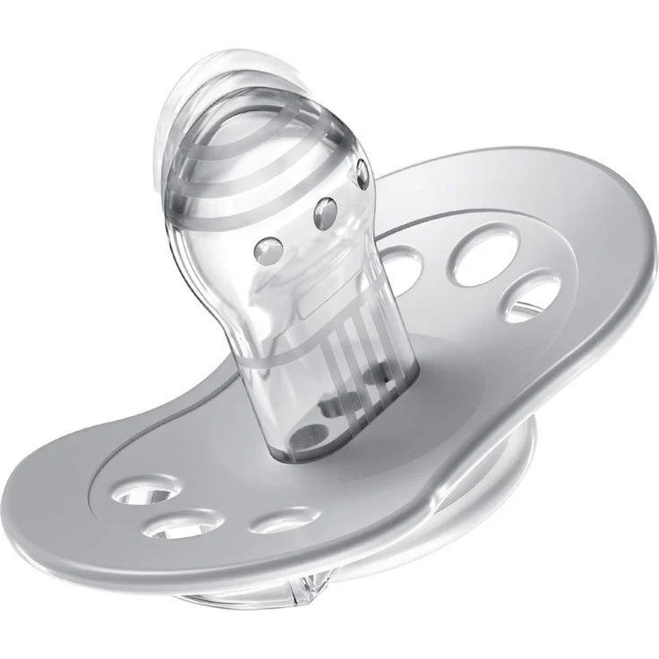 LOVI Schnuller 0-3 Monate, Silikon, BPA-frei, Hygieneschutzhülle, I Love Kollektion, 2 Stück – Bild 4