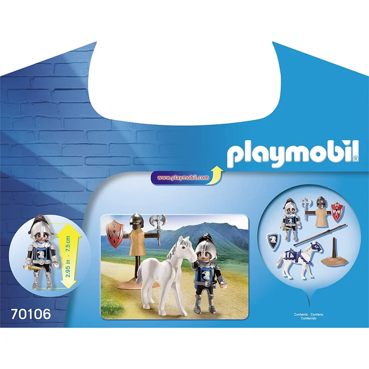 Playmobil 70106 Ritter- und Trainingskoffer – Bild 3