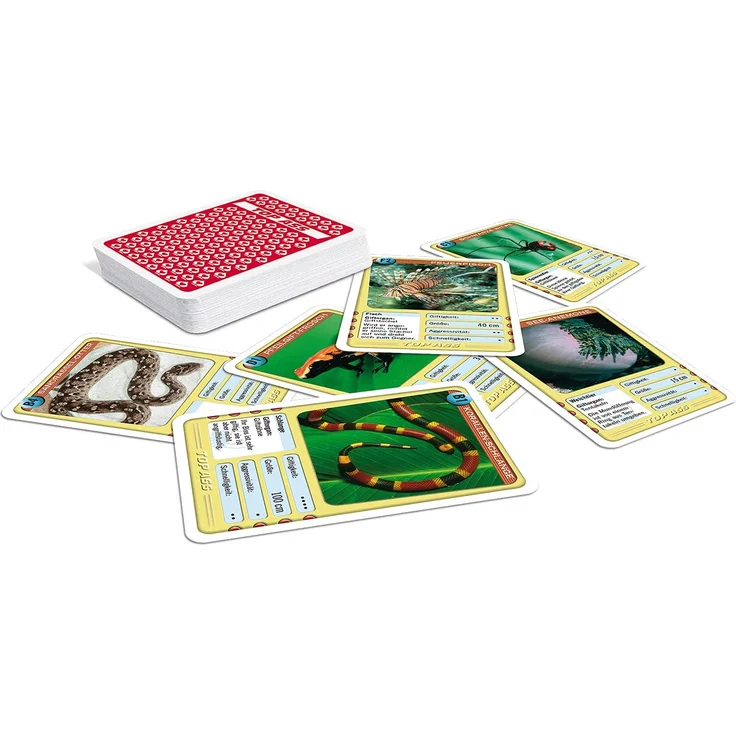 ASS Altenburger 22571996 - Top Ass Giftige Tiere, Kartenspiel - Trumpf und Quartett – Bild 3
