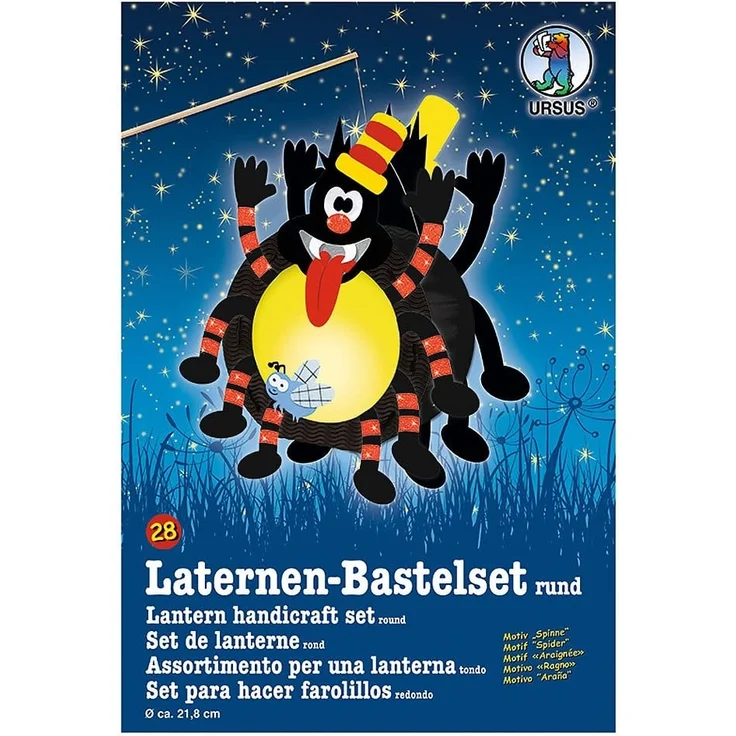 Laternen-Bastelset Spinne – Bild 1