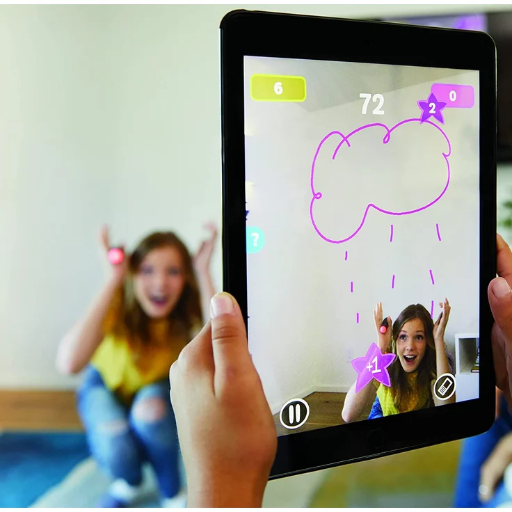 Mattel Games Pictionary Air Family Drawing Game, Links zu Smart Devices, Geeignet für Spieler ab 8 Jahren – Bild 3