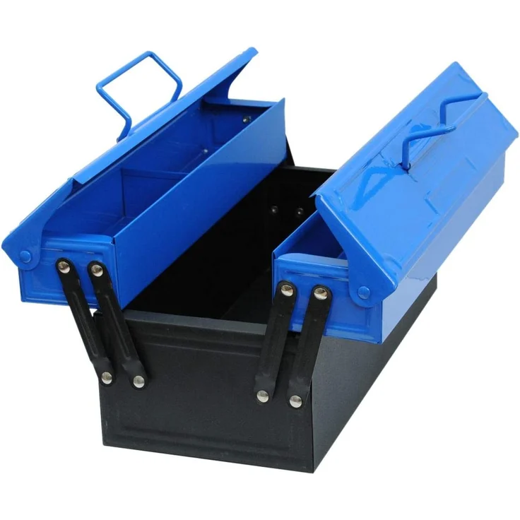 Corvus A 600 029 - Kids at Work Metall-Werkzeugkasten, blau - Preisvergleich – Bild 1